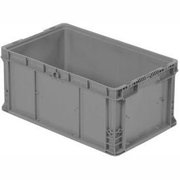 Lewisbins ORBIS Stakpak NXO2415-11.5 Modular Straight Wall Container, 24"L x 15"W x 11-1/2"H, Gray NXO2415-11.5-GY